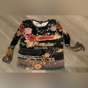 💗3/$15 💗 PAPA medium mesh sleeve tshirt.  100% cotton.